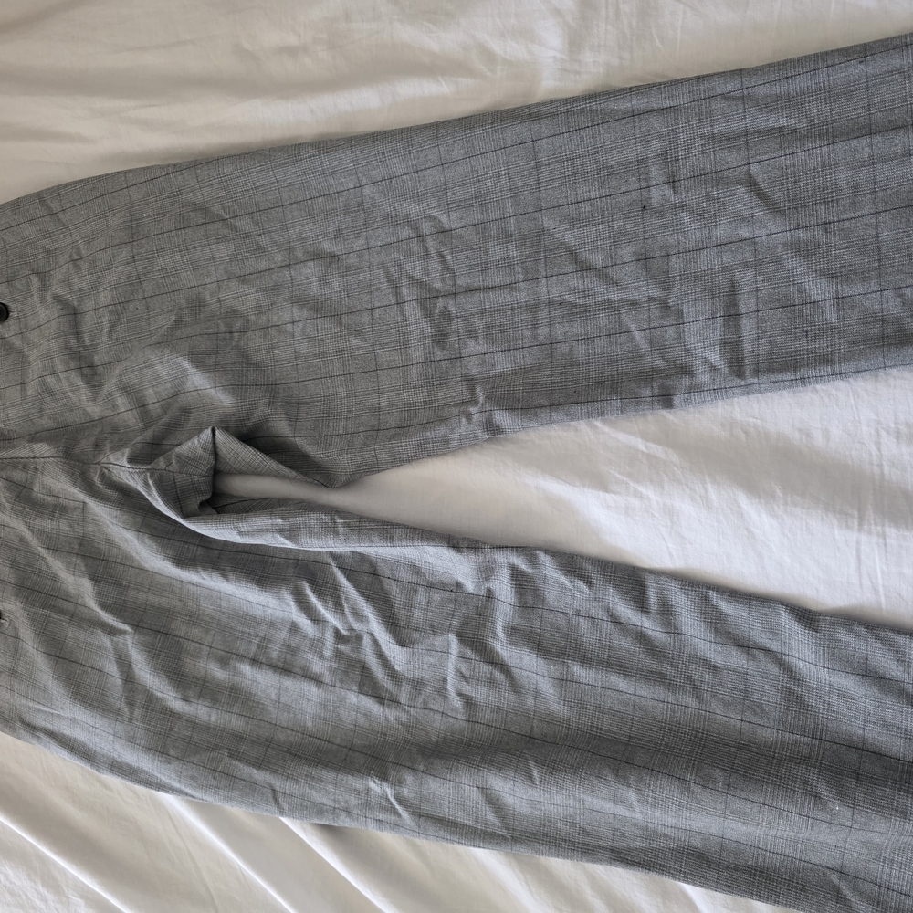 Zara Gray Dress Pants Straight Cut